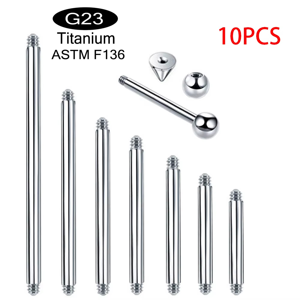 Body Jewelry Implant Grade Titanium - 10 stuks/lot ASTM F136 Implantable Grade
