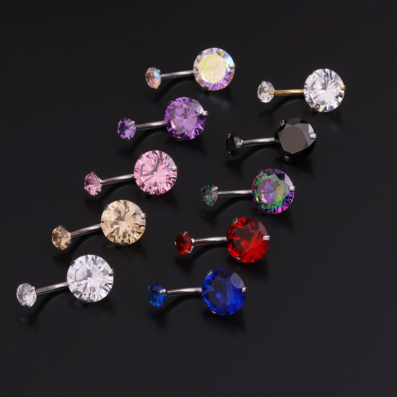 Body Jewelry For Sensitive Skin - 14G Navelringen Chirurgisch Roestvrij Staal Ronde