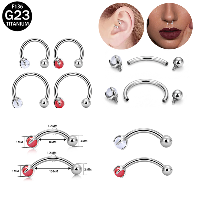 Body Jewelry Implant Grade Titanium - ASTM F136 implantaatklasse titanium ronde barbell