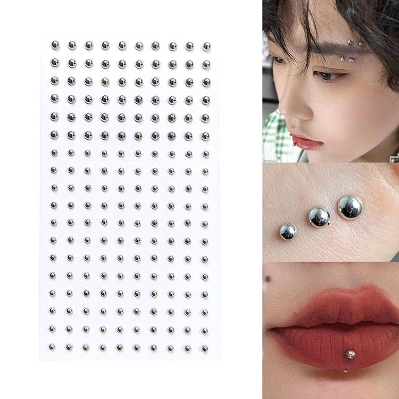 Body Jewelry Nose - Diamant Sticker Fake Neus Stud Zelfklevende