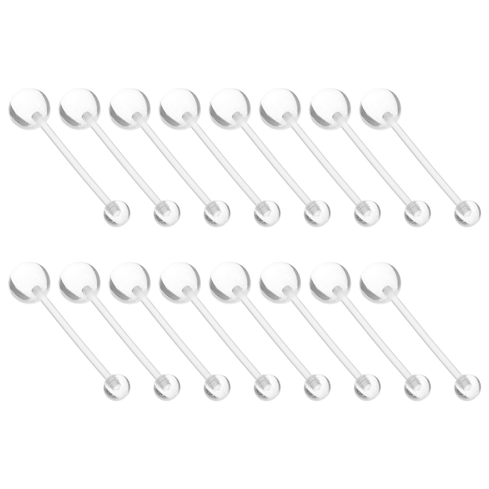 16 stuks onzichtbare navelring - Body Jewelry For Sensitive Skin recensie en prijs