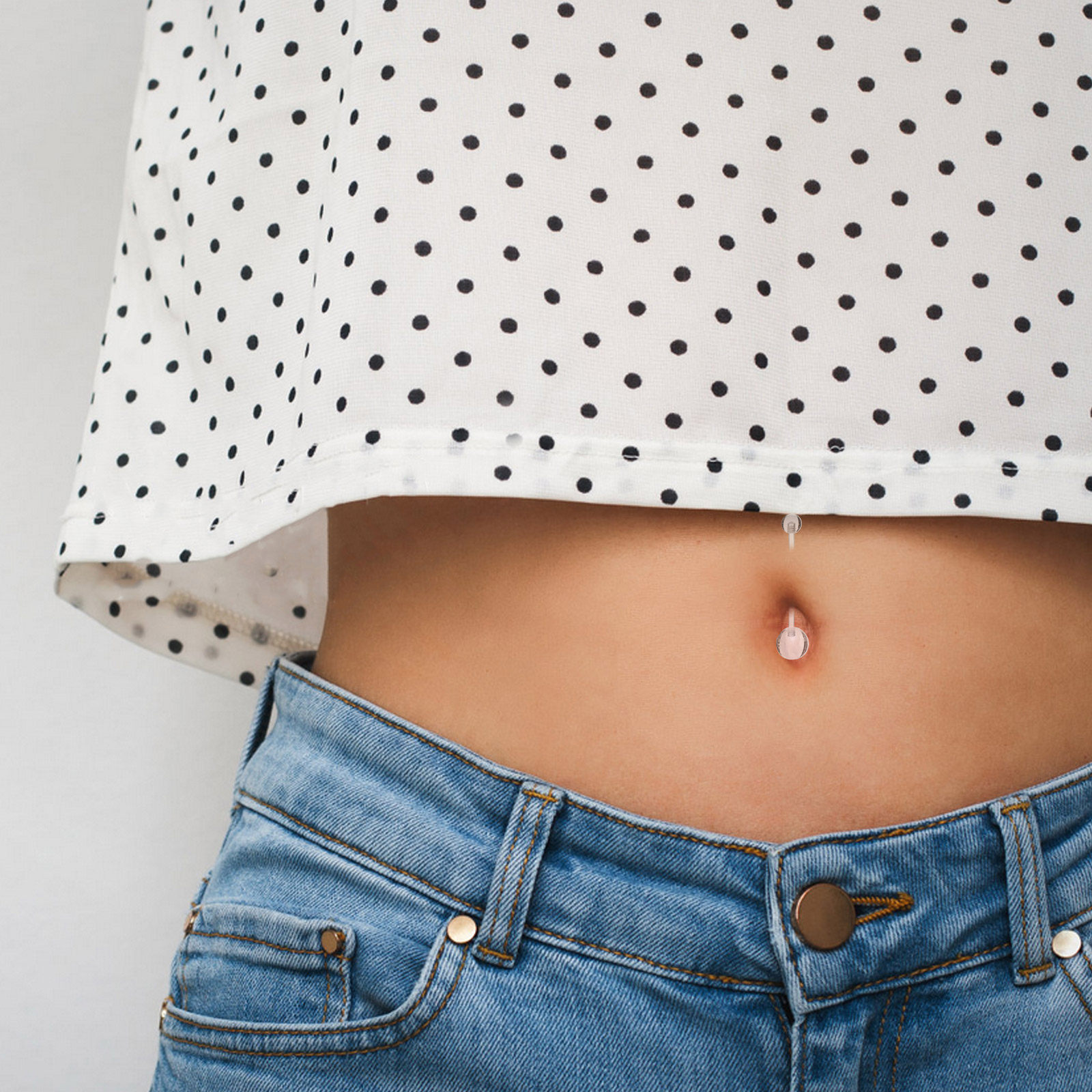 16 stuks onzichtbare navelring - Body Jewelry For Sensitive Skin recensie en prijs