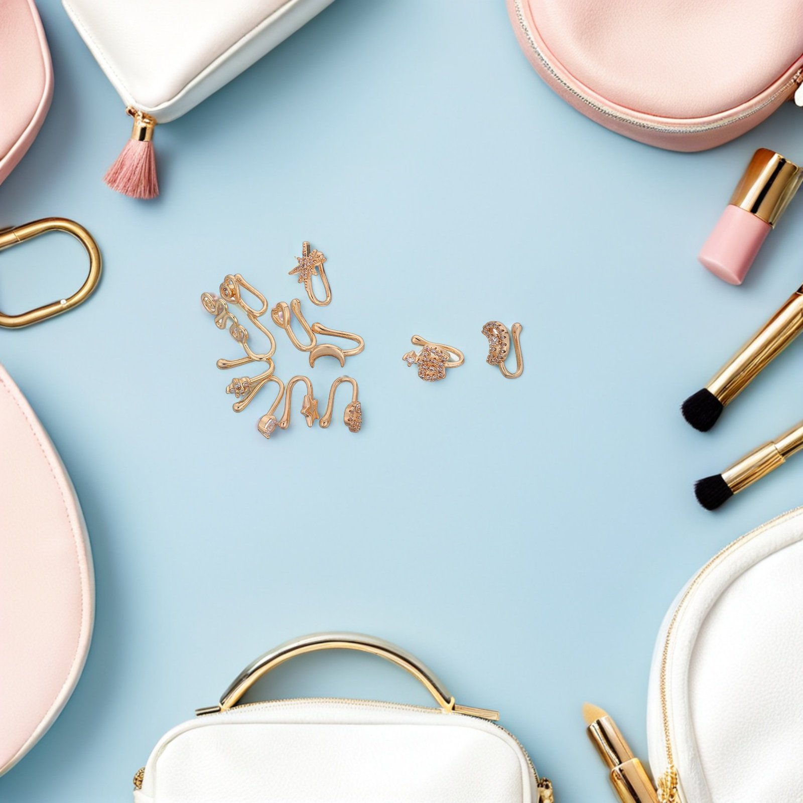 11-delige set nep-neusringen z - Body Jewelry For Sensitive Skin recensie en prijs