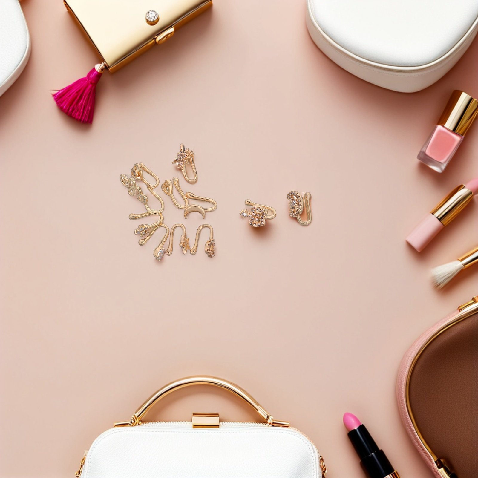11-delige set nep-neusringen z - Body Jewelry For Sensitive Skin recensie en prijs