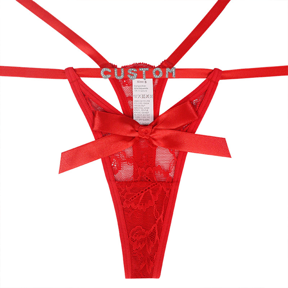 Aangepaste naam Thongs naam on - Body Jewelry Names recensie en prijs