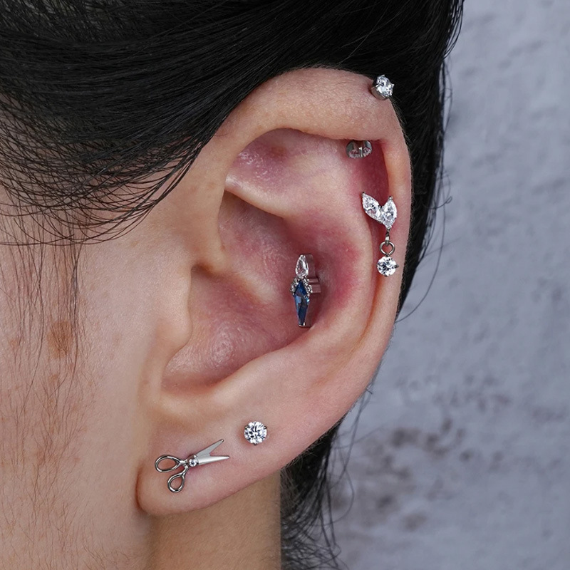 1 ST G23 Titanium Oorstekers I - Body Jewelry Implant Grade Titanium recensie en prijs