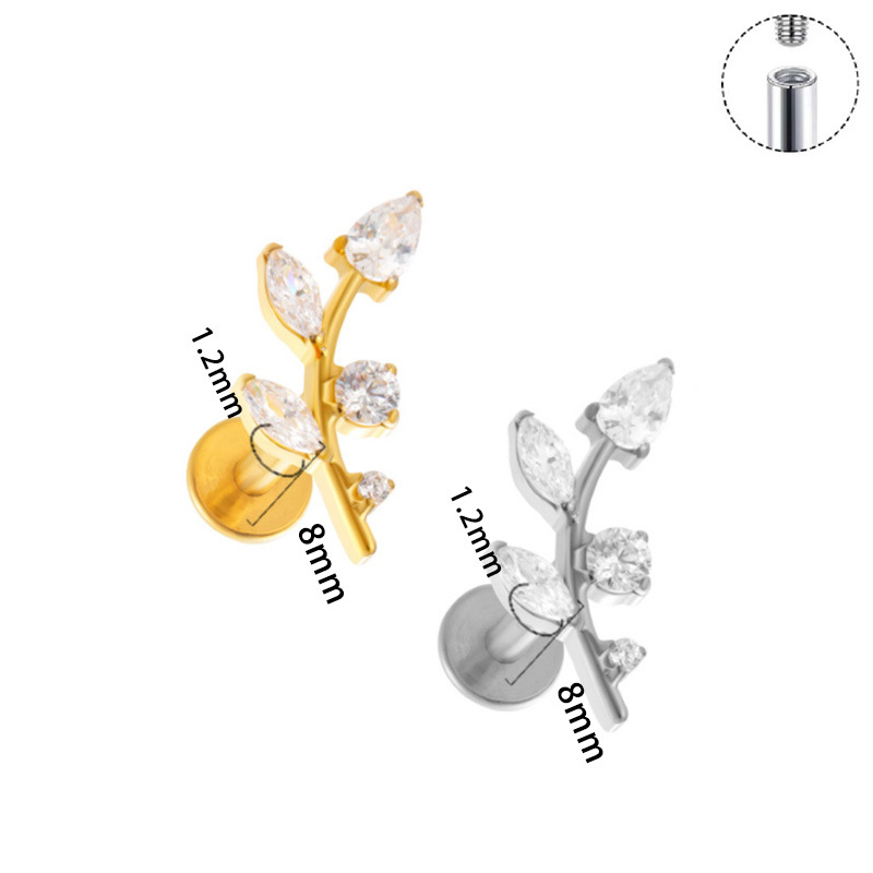1 ST G23 Titanium Oorstekers I - Body Jewelry Implant Grade Titanium recensie en prijs