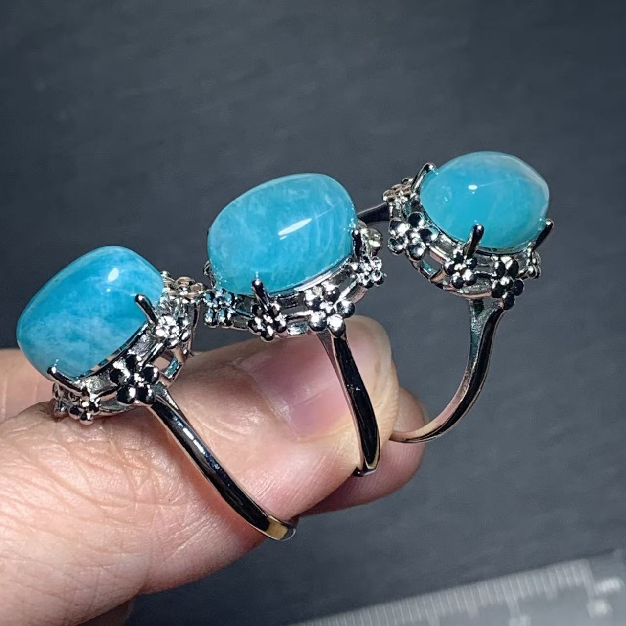 46 Natuurlijke Amazoniet Ring  - Body Jewelry Wholesale recensie en prijs
