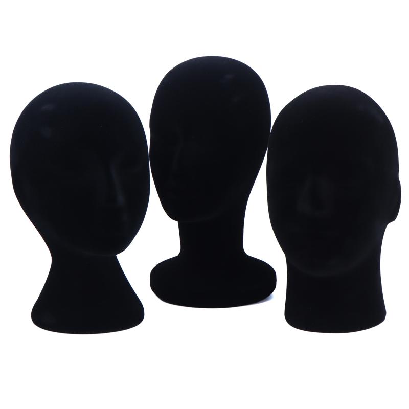 Zwarte fluwelen mannequin hoof - Body Jewelry Shop recensie en prijs