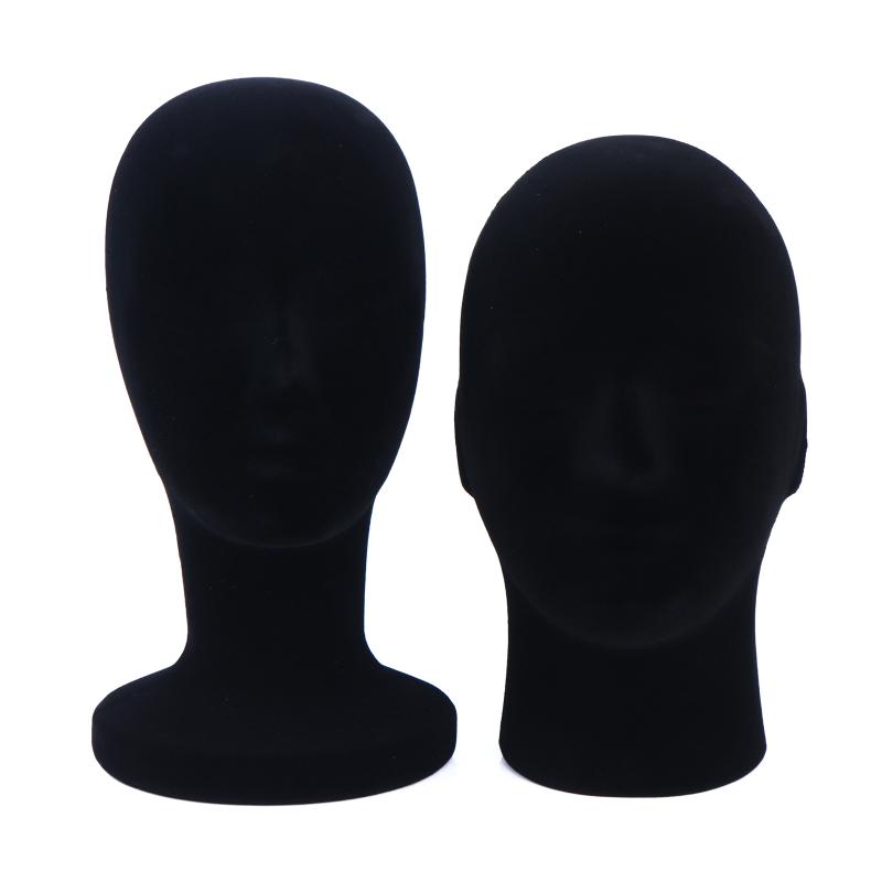 Zwarte fluwelen mannequin hoof - Body Jewelry Shop recensie en prijs