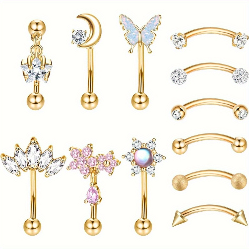 Florideco 1PC Rvs Rook Piercin - Rook Curved Barbell recensie en prijs