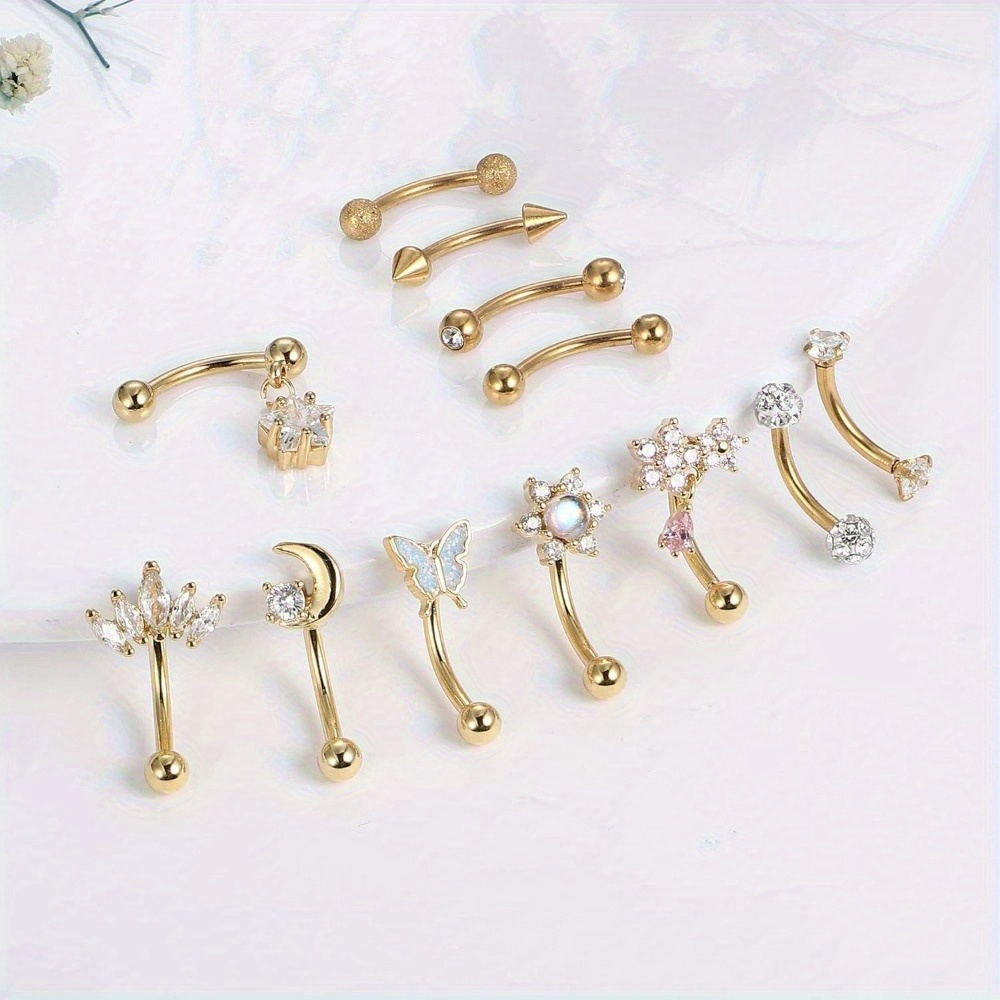Florideco 1PC Rvs Rook Piercin - Rook Curved Barbell recensie en prijs