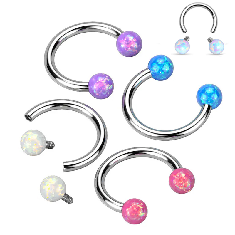 Chirurgisch Staal Opaal Hoefij - Rook Curved Barbell recensie en prijs