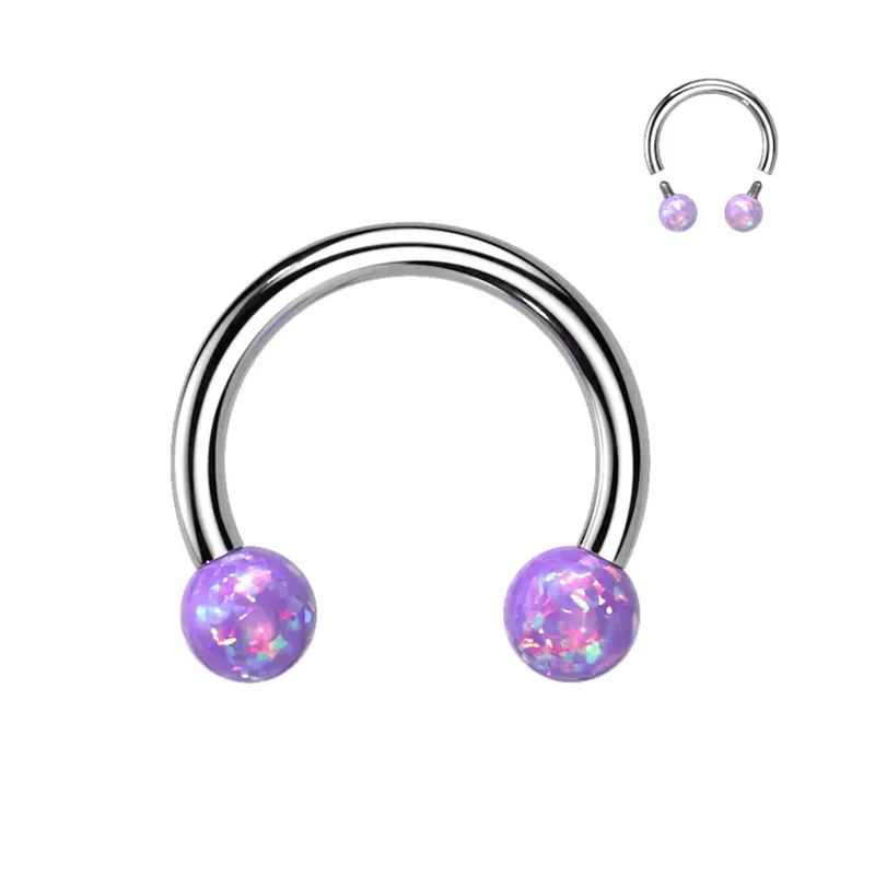 Chirurgisch Staal Opaal Hoefij - Rook Curved Barbell recensie en prijs