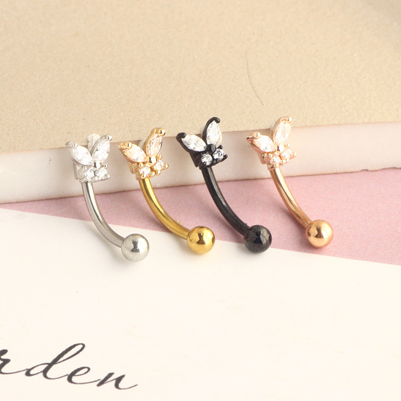Gouden Rook Piercing Sieraden  - Rook Curved Barbell recensie en prijs