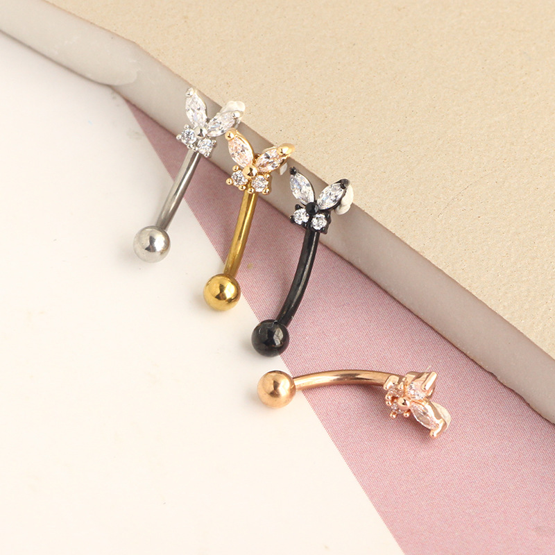 Gouden Rook Piercing Sieraden  - Rook Curved Barbell recensie en prijs