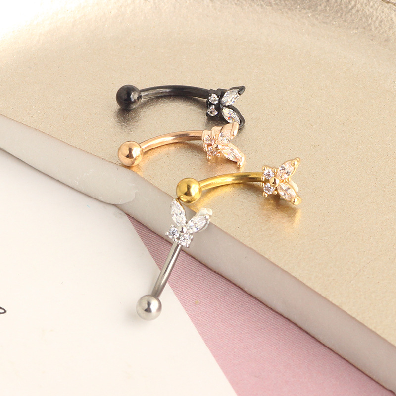 Gouden Rook Piercing Sieraden  - Rook Curved Barbell recensie en prijs