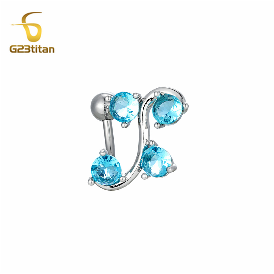 Roestvrijstalen gebogen buikri - Body Jewelry Shop recensie en prijs