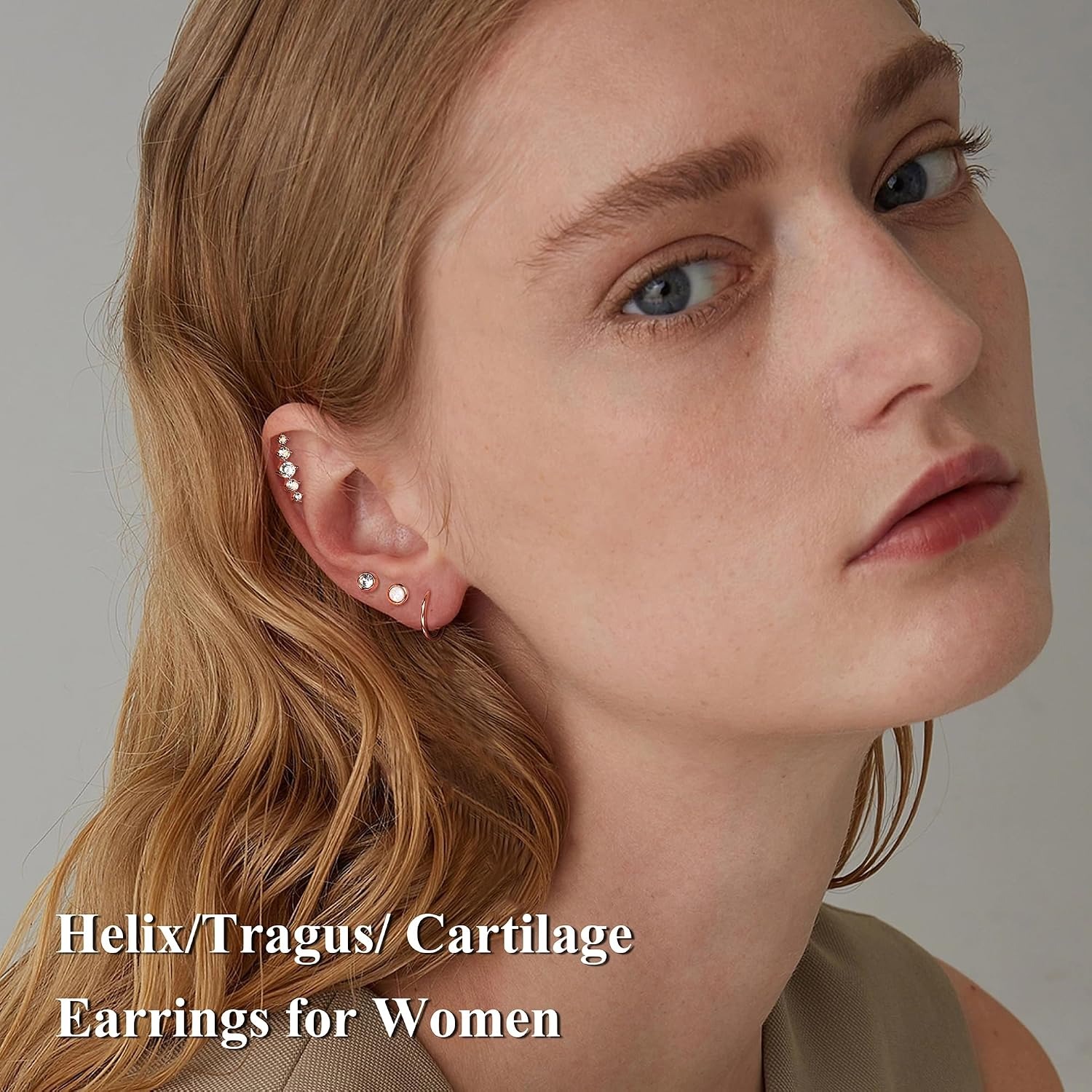ORAZIO 18PCS Kraakbeen Oorknop - Body Jewelry For Sensitive Skin recensie en prijs