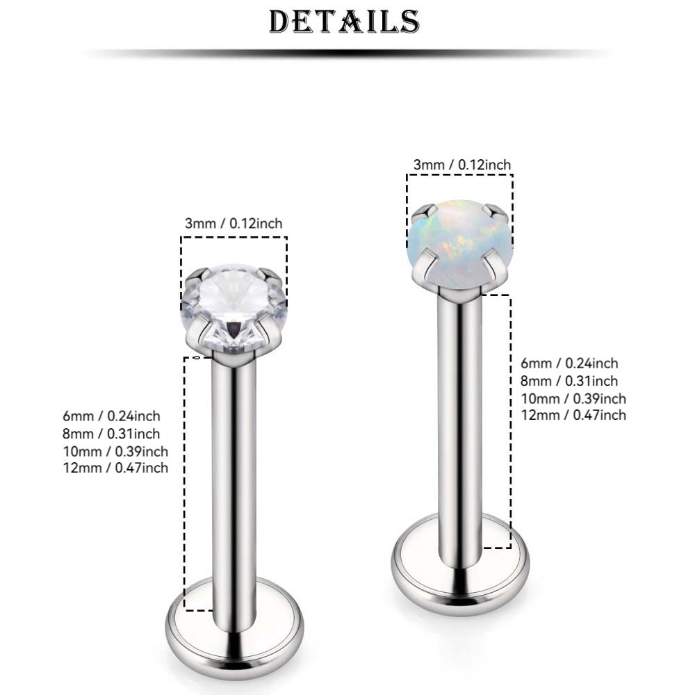 16G roestvrij staal neus ringe - Body Jewelry For Sensitive Skin recensie en prijs