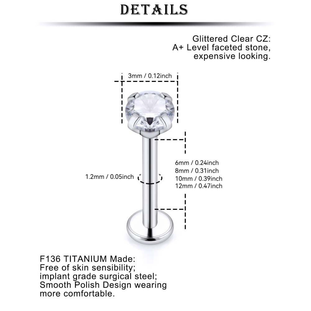 16G roestvrij staal neus ringe - Body Jewelry For Sensitive Skin recensie en prijs