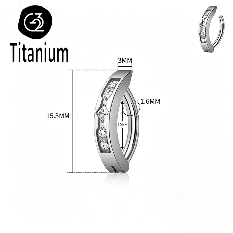 Implant Grade ASTM F136 Titani - Body Jewelry Implant Grade Titanium recensie en prijs