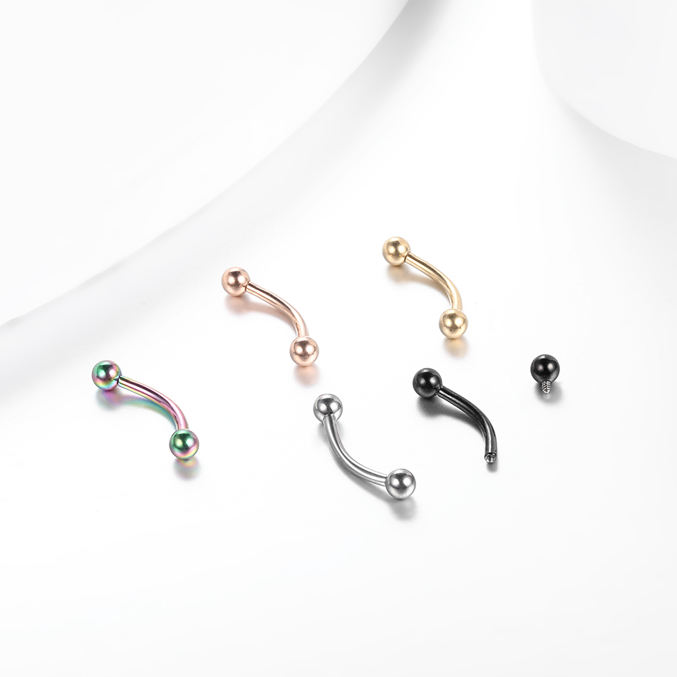10 stks/partij G23 Titanium We - Rook Curved Barbell recensie en prijs