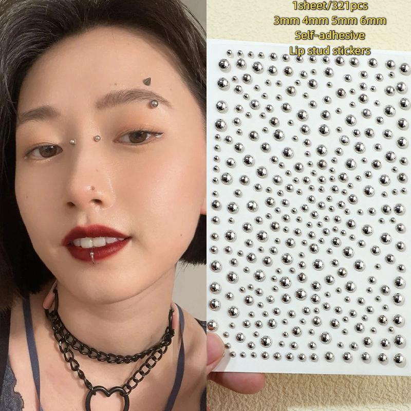 321pcs Non Piercing Lip Studs  - Body Jewelry Nose recensie en prijs