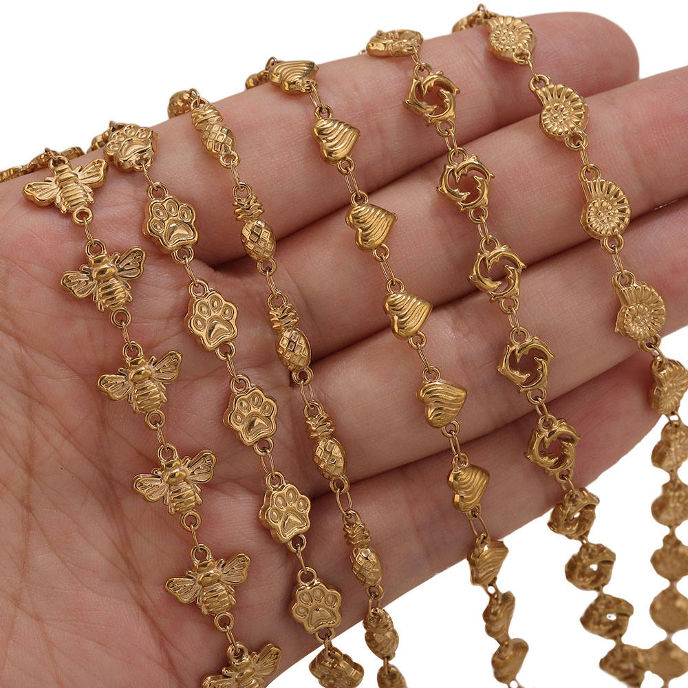 1M PVD Gouden RVS Hart Ster Bl - Body Jewelry Wholesale recensie en prijs