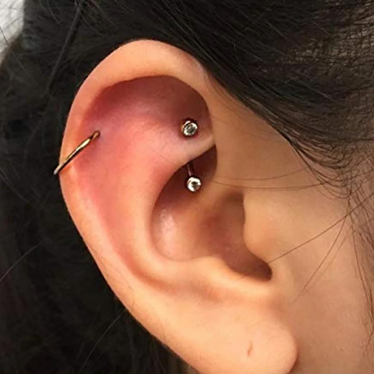 6pcs/Set Elegante schattige 16 - Rook Curved Barbell recensie en prijs