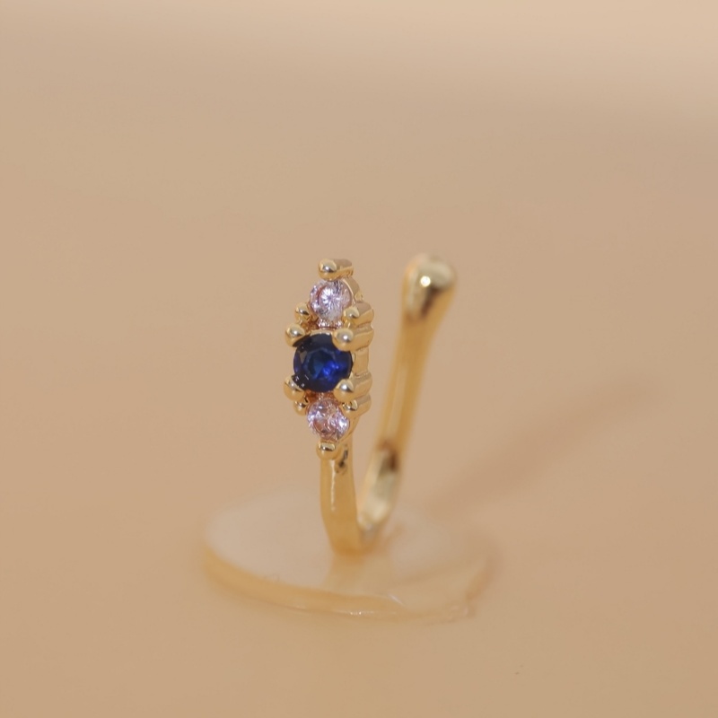 1-delige set blauwe zirkoon ne - Body Jewelry Nose recensie en prijs