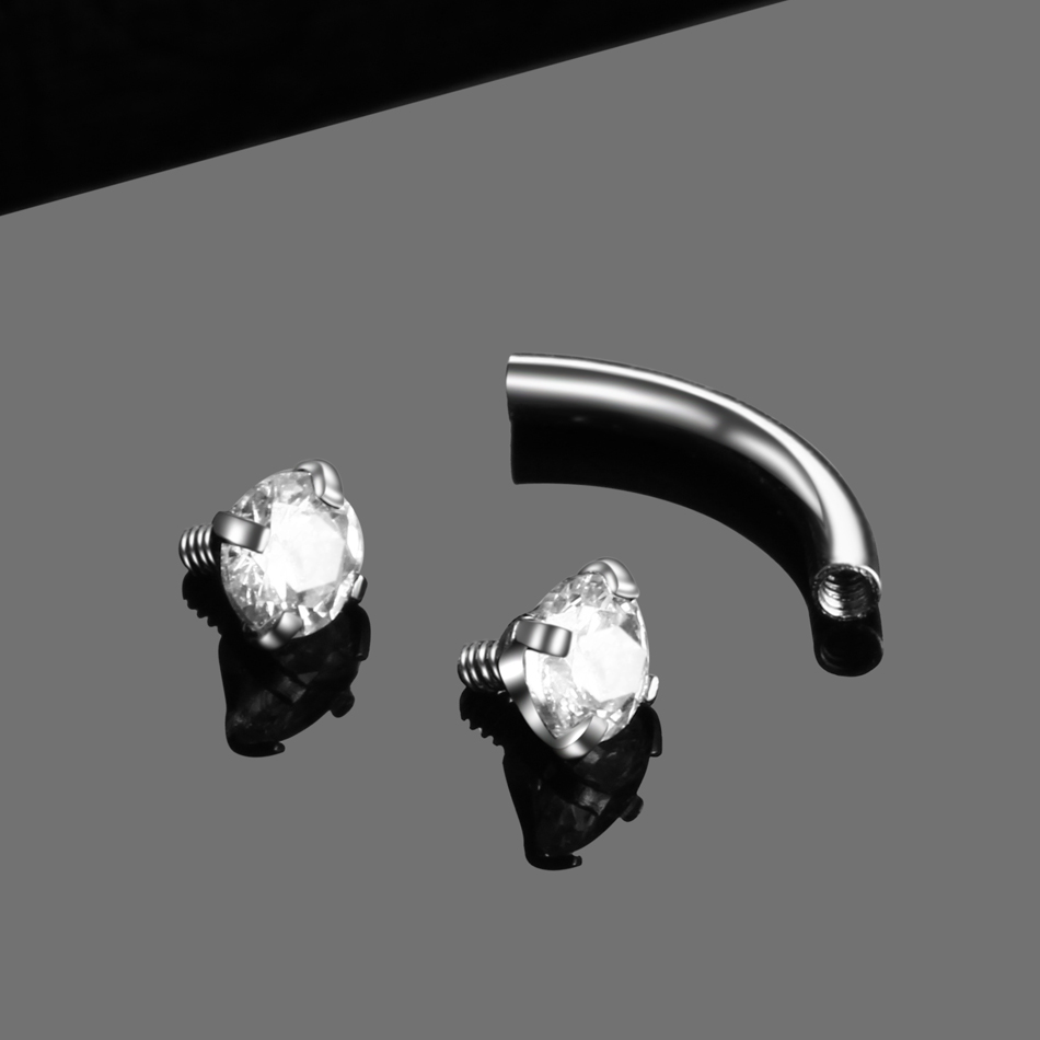 1 ST Staal Gebogen Barbell Pie - Rook Curved Barbell recensie en prijs