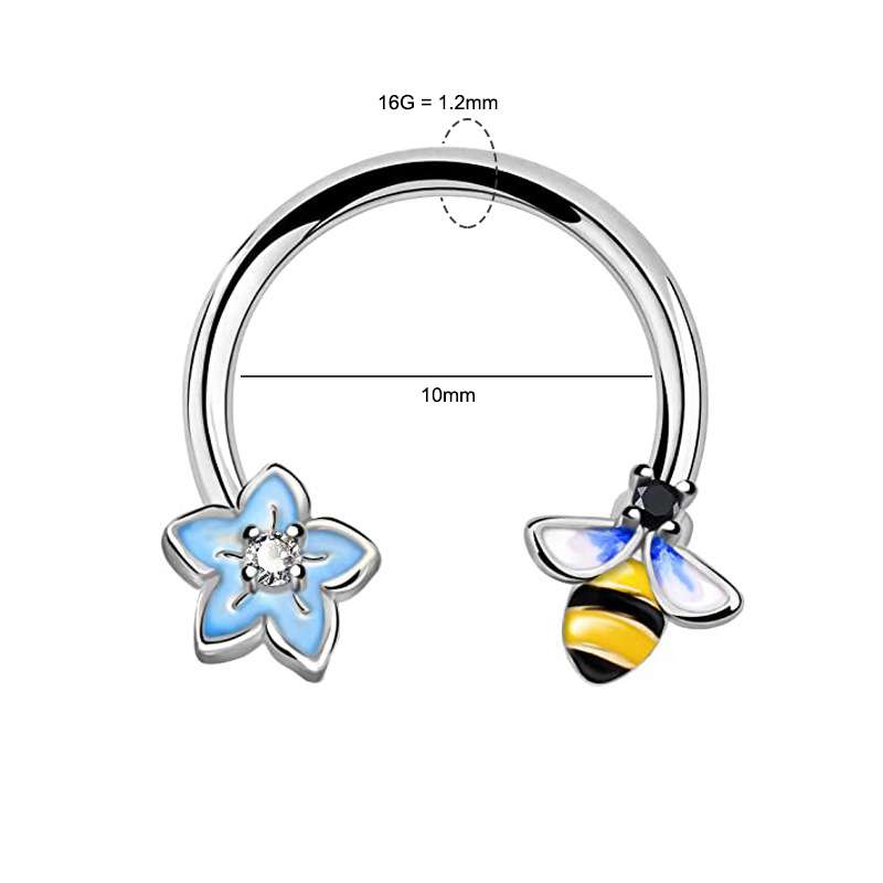 16G Septum Ring Daith Piercing - Body Jewelry Nose recensie en prijs