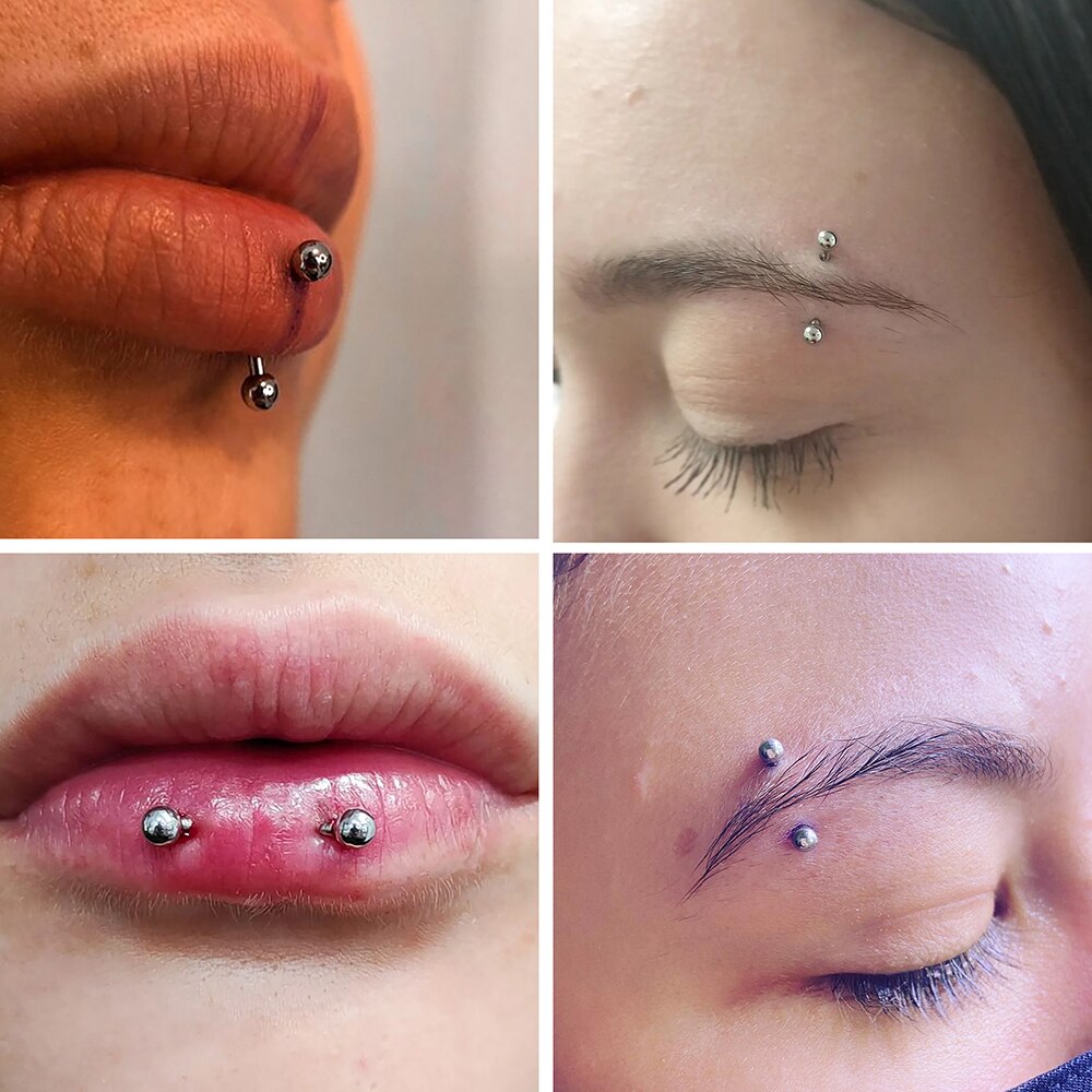 1Pc Titanium Piercing Gebogen  - Rook Curved Barbell recensie en prijs