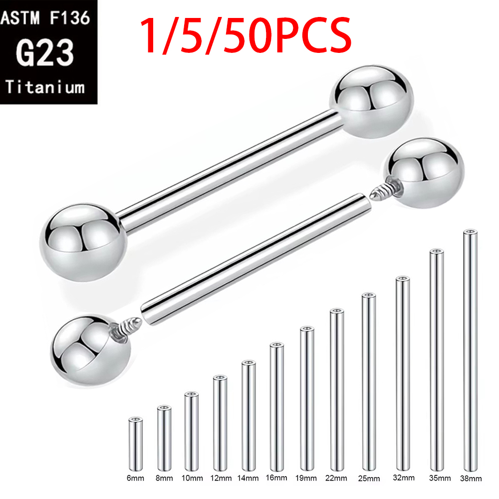 1/5/50PCS ASTM F136 Implant Gr - Body Jewelry Implant Grade Titanium recensie en prijs