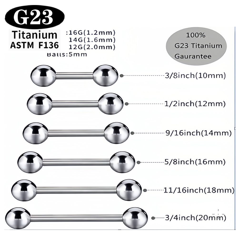 1/5/50PCS ASTM F136 Implant Gr - Body Jewelry Implant Grade Titanium recensie en prijs