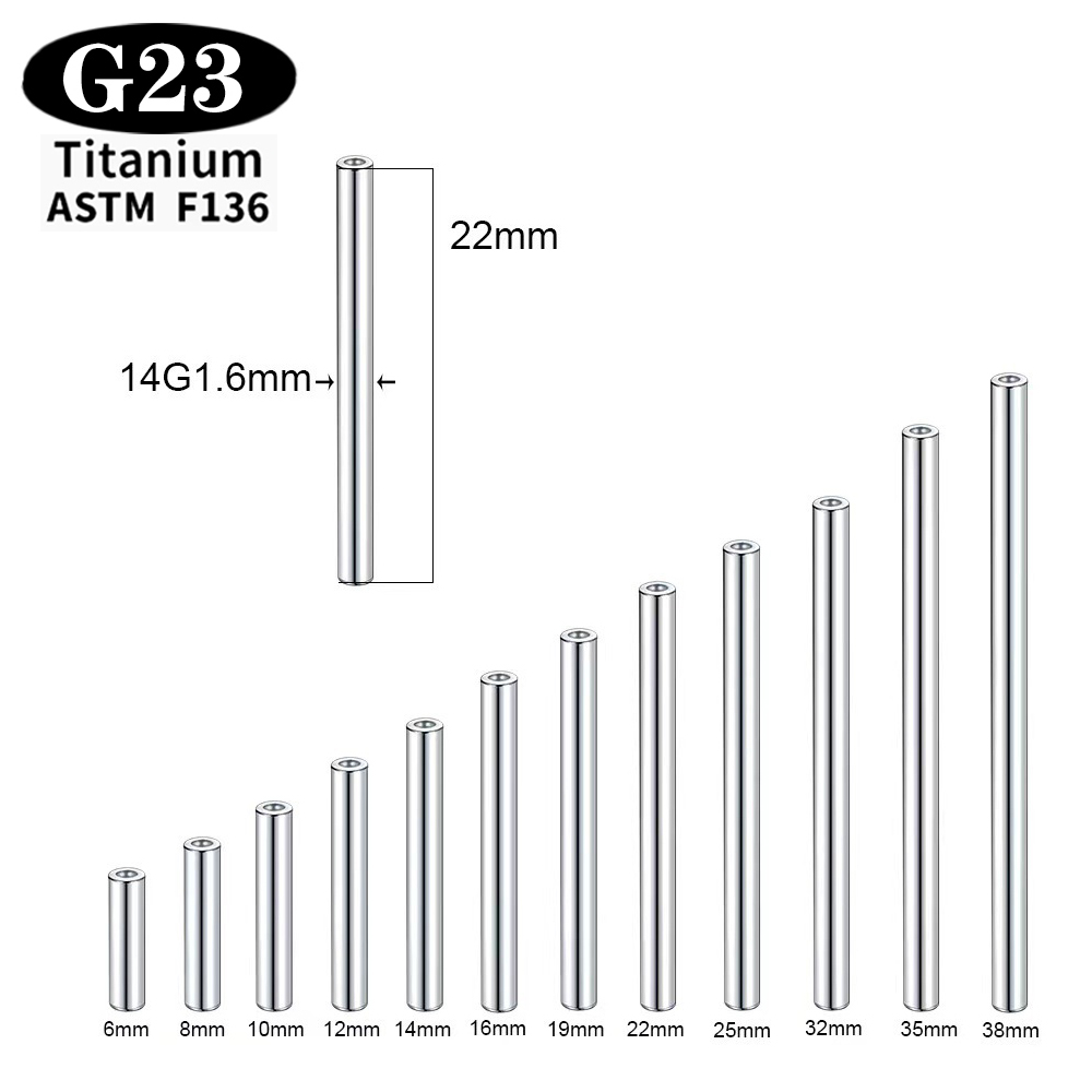 1/5/50PCS ASTM F136 Implant Gr - Body Jewelry Implant Grade Titanium recensie en prijs