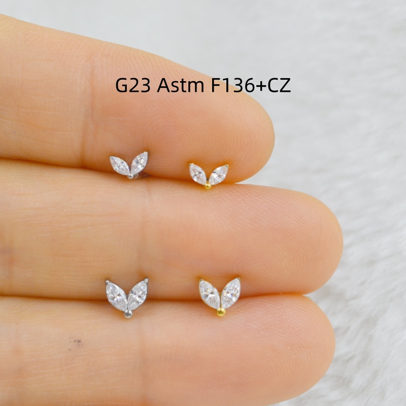 Lot10pcs G23 Titanium ASTM F13 - Rook Curved Barbell recensie en prijs