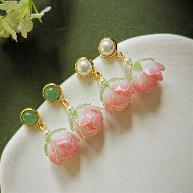 Unieke Lotus Bloem Oorbellen D - Body Jewelry Wholesale recensie en prijs