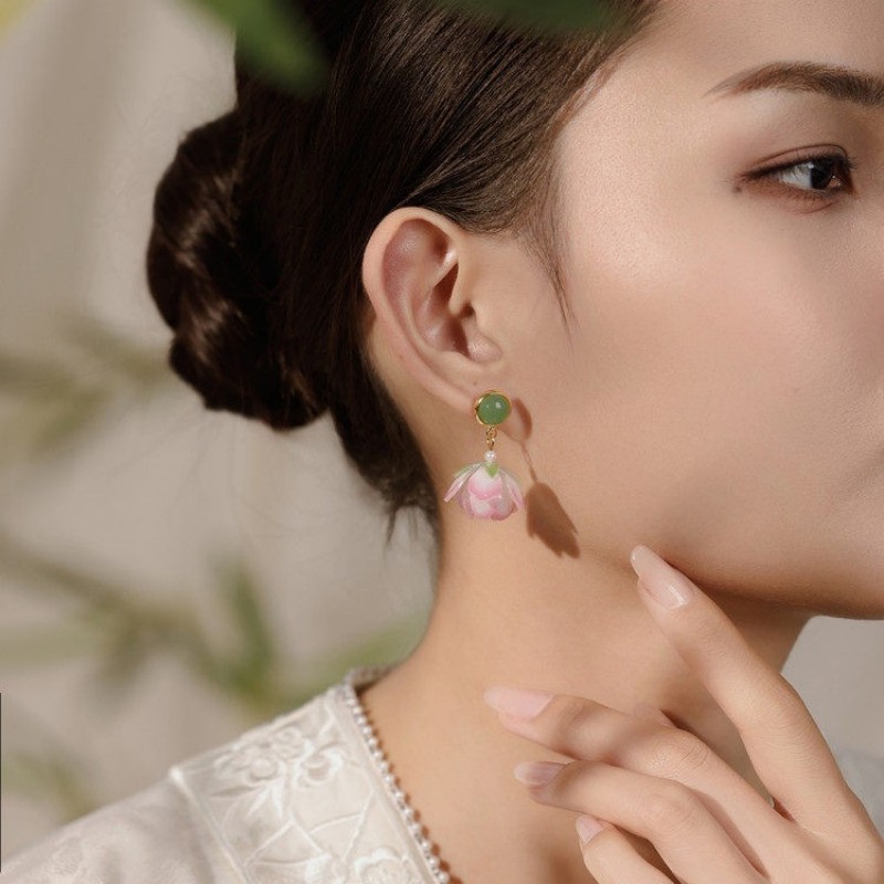 Unieke Lotus Bloem Oorbellen D - Body Jewelry Wholesale recensie en prijs