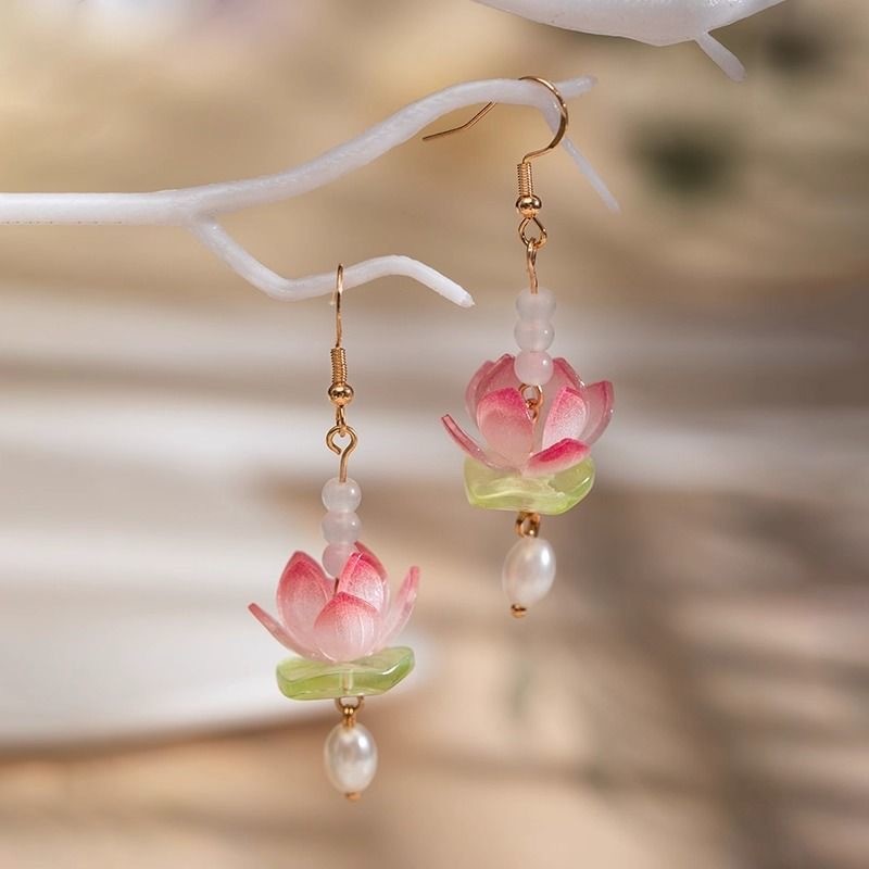 Unieke Lotus Bloem Oorbellen D - Body Jewelry Wholesale recensie en prijs