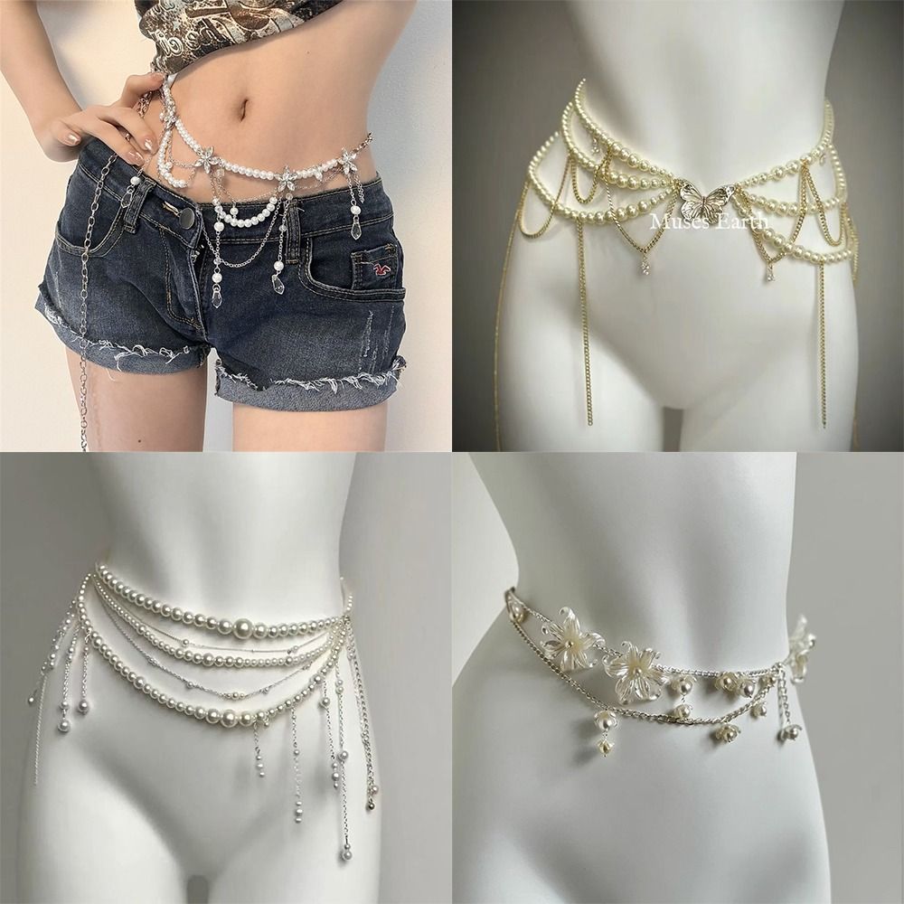 Mode Elegante Parel Taille Ket - Body Jewelry Women recensie en prijs