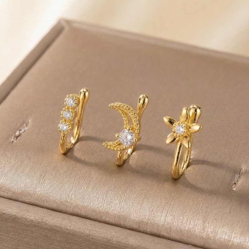 3-delige retro licht-luxe neus - Body Jewelry Nose recensie en prijs