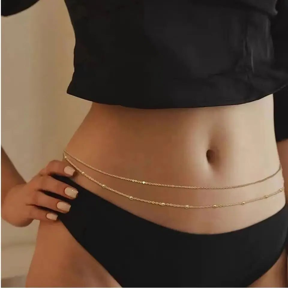 HipHop Dubbele Lagen Buikketti - Body Jewelry Women recensie en prijs