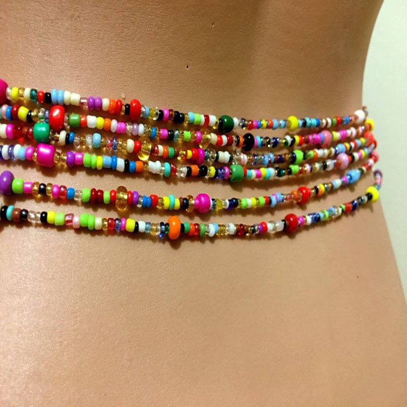 Vrouwen Gelaagde Kralen Buik K - Body Jewelry Women recensie en prijs