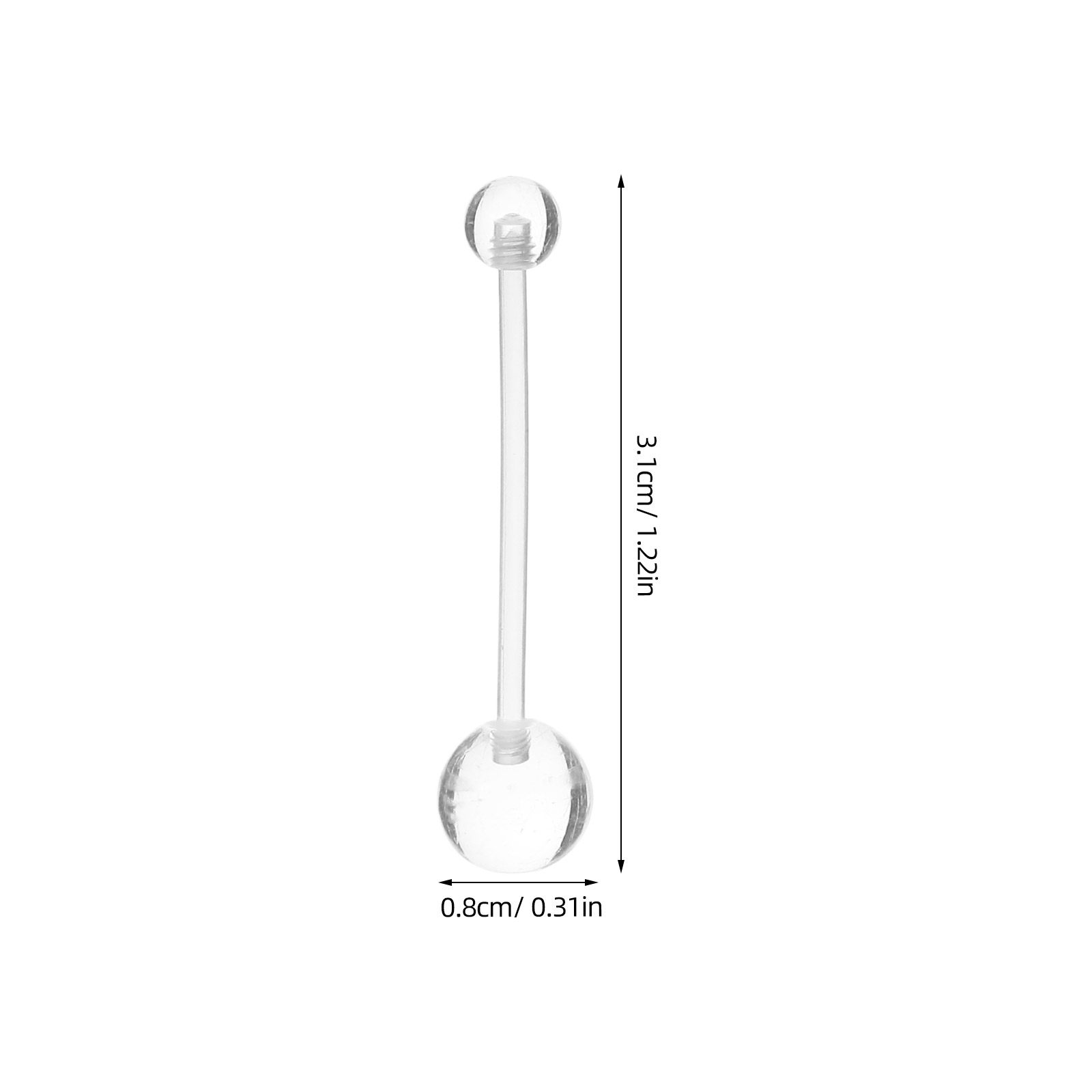 16 stuks flexibele, transparan - Body Jewelry For Sensitive Skin recensie en prijs