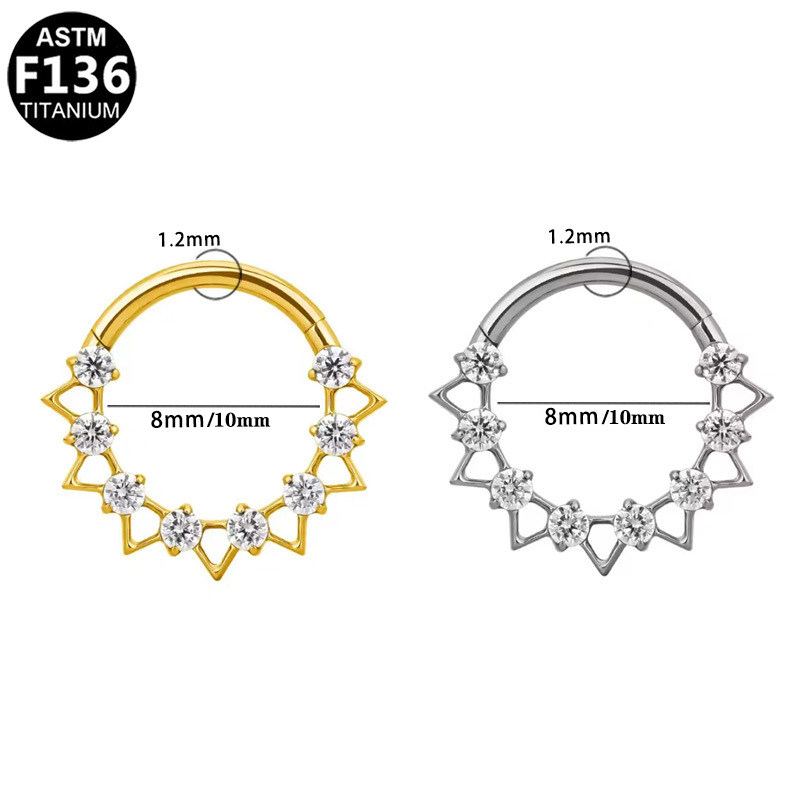 1PCS G23 Titanium Conch Hoop R - Rook Curved Barbell recensie en prijs